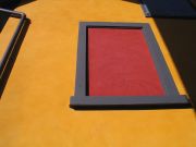 Sumpfkalk Fenster aussen